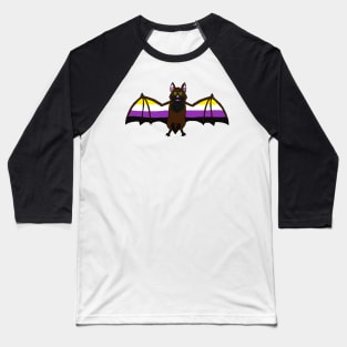 Nonbinary Pride Bat Baseball T-Shirt